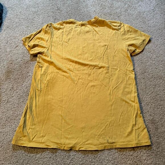 American-eagle-outfitters Women's Yellow T-shirt - Picture 3 of 5